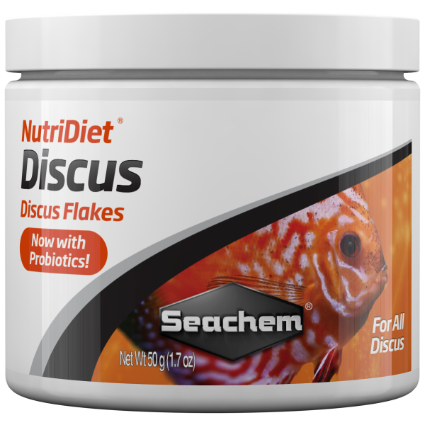 NutriDiet Discus Flakes 50g by Seachem: Nourish your discus with these tasty