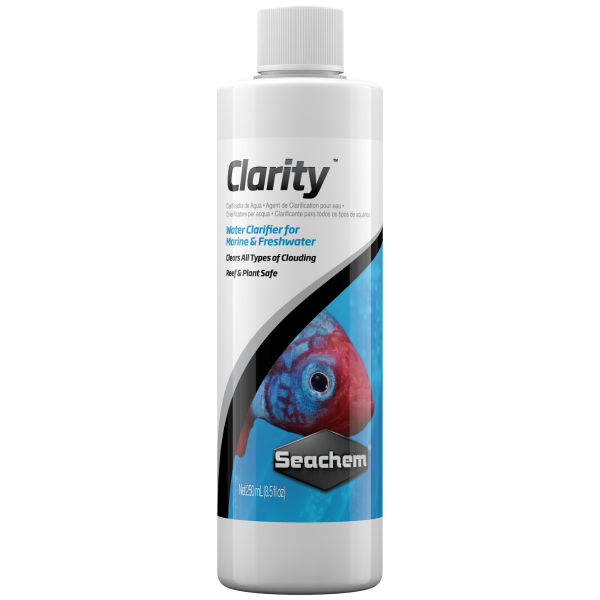 Seachem Clarity 250ml for Freshwater Aquariums – Clear your tank and keep aquatic life happy!