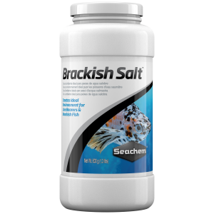 Seachem Brackish Salt 600g: The essential additive for vibrant freshwater and saltwater aquariums!