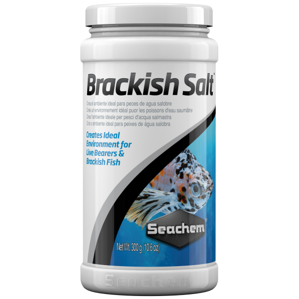 Seachem Brackish Salt 300 g - Essential additive for fresh and salty aquariums