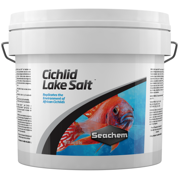 Seachem Cichlid Lake Salt 4 kg for freshwater aquariums—your fishies’ secret to vibrant