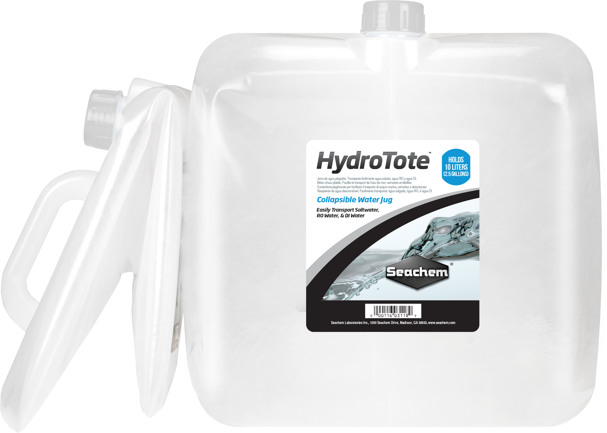 Seachem HydroTote (Collapsible Water Jug) - 5.3 fl. gal / 20 L - Image 2