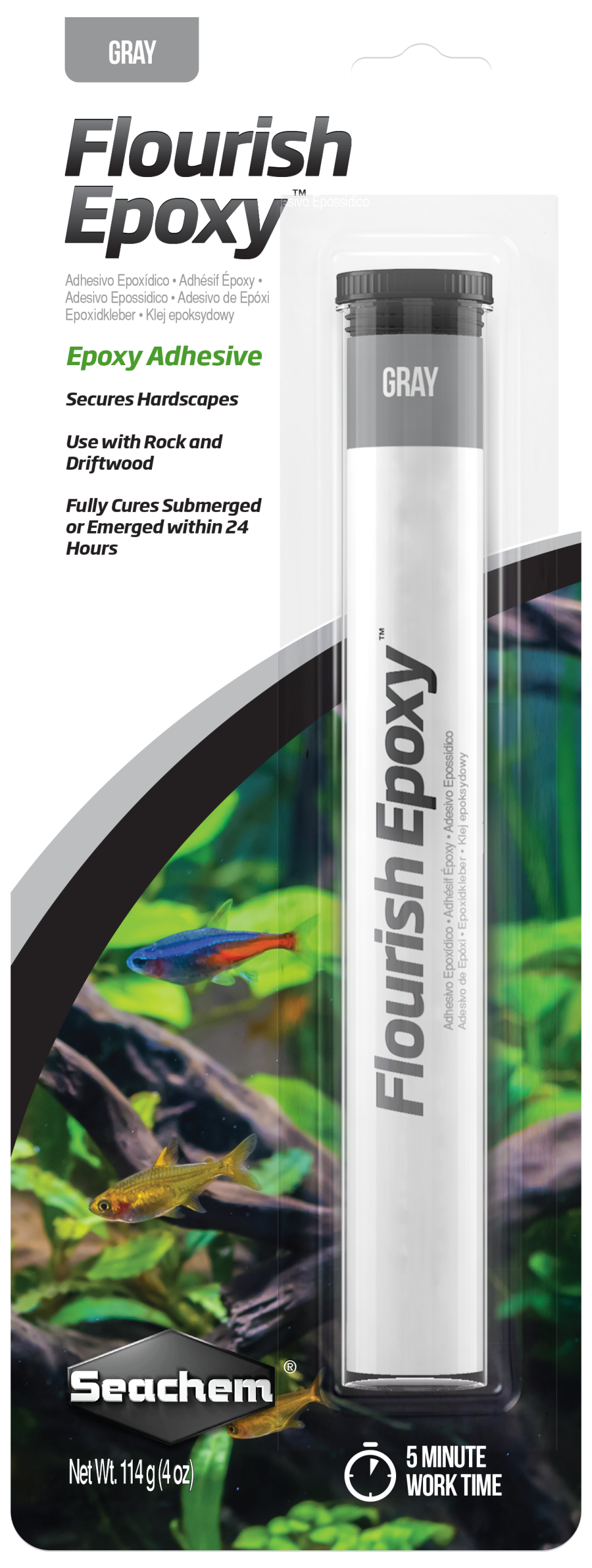 Seachem Flouish Exopy Gray - 4 oz.