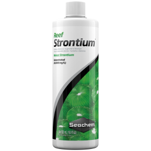 Seachem Reef Strontium 500 ml – Essential for vibrant freshwater and saltwater aquariums
