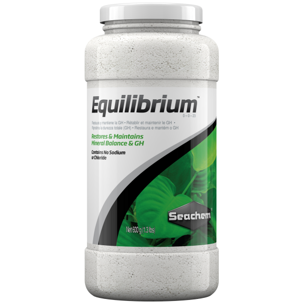 Seachem Equilibrium 600g: Essential for Freshwater Aquariums Seachem Equilibrium 600g – Essential aquarium maintenance for vibrant freshwater life! Dive into healthier aquatic habitats!