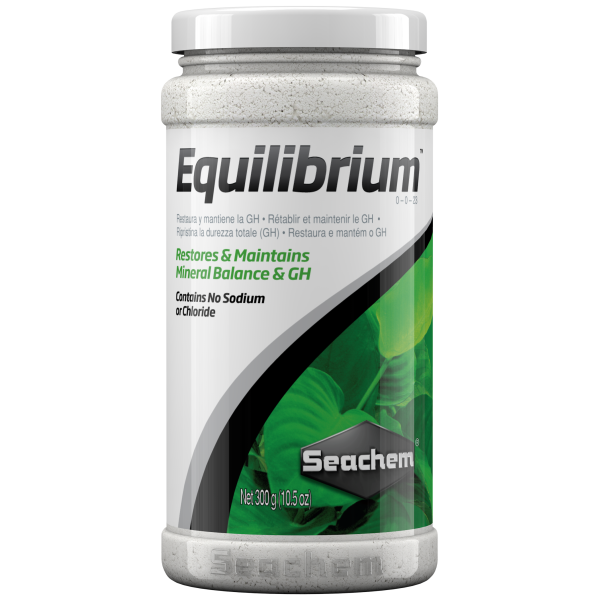 Seachem Equilibrium 300g for Freshwater Aquariums—support vibrant aquatic life with this essential maintenance boost!