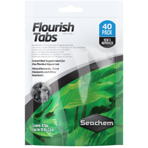 Seachem Flourish Tabs 40 pack for fresh and salty aquariums - nourish your plants for a vibrant aquatic life!