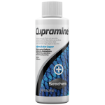 Seachem Cupramine 100ml for Freshwater Aquariums—your go-to for a clean and happy aquatic environment!