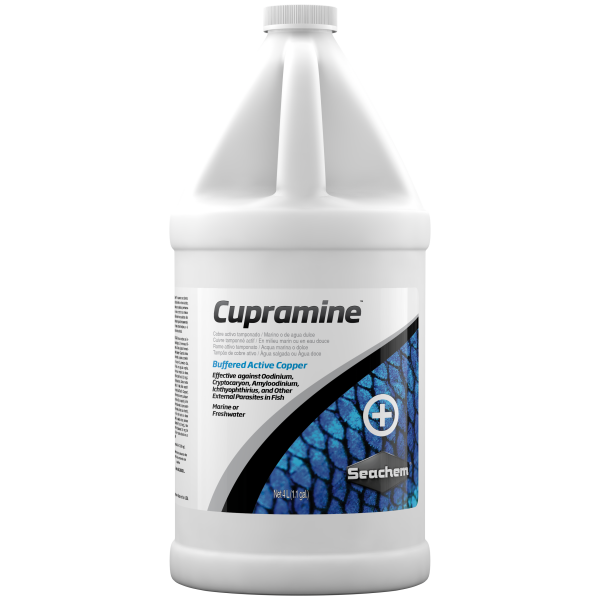 Seachem Cupramine 4L for freshwater aquariums – your go-to for vibrant aquatic life and sparkling clean waters!