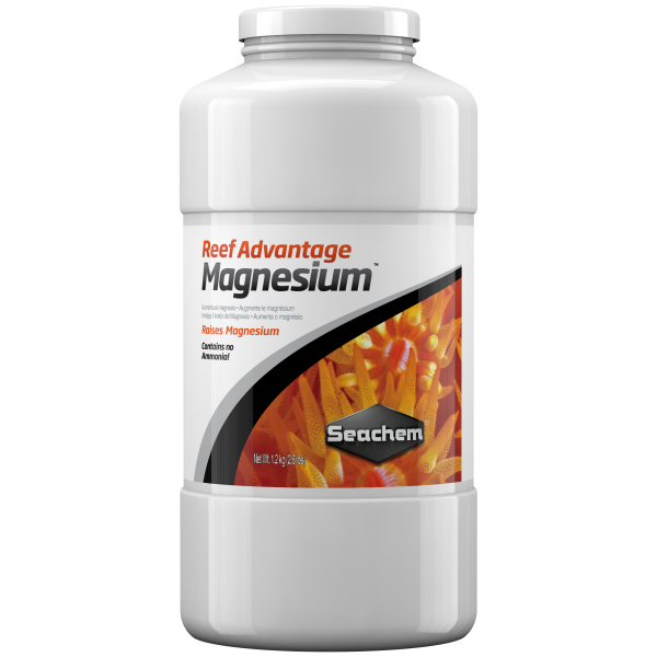 Reef Advantage Magnesium 1.2 kg - Essential aquarium additive for vibrant freshwater and saltwater life with Seachem!