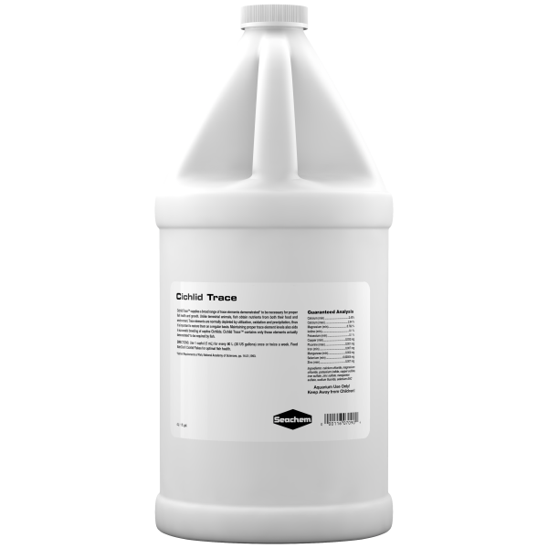 Seachem Cichlid Trace - 4L Freshwater Additive for Vibrant Aquatic Life and Happy Cichlids at Gulfstream Aquarium Supplies!