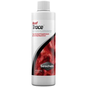 Seachem Reef Trace 250 ml – Essential additive for vibrant freshwater and saltwater aquatic life at Gulfstream Aquarium Supplies.