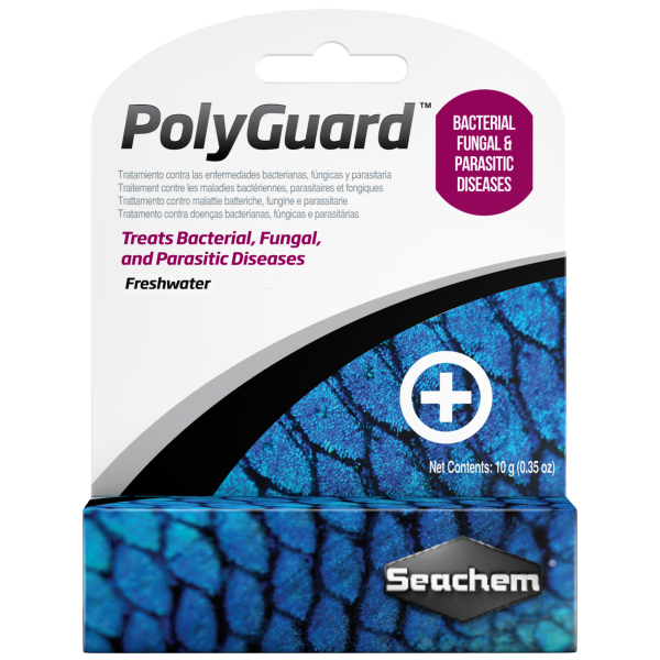 Seachem PolyGuard 10g for freshwater aquariums - your aquatic ally for healthy
