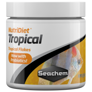 Seachem NutriDiet Tropical Flakes w/Probiotics 15g - Perfect for Freshwater Aquariums