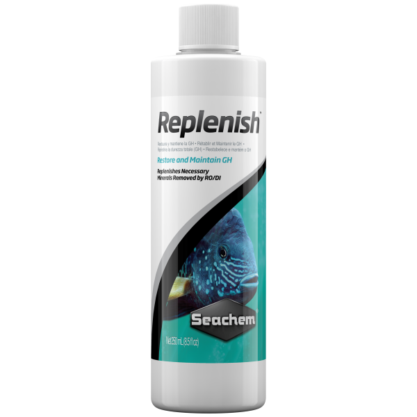 Seachem Replenish 250 ml - Essential additive for vibrant freshwater aquariums