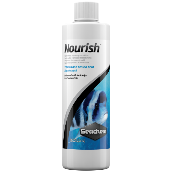 Seachem Nourish 250 ml - Boost your aquatic bliss with this essential additive for vibrant aquarium maintenance!