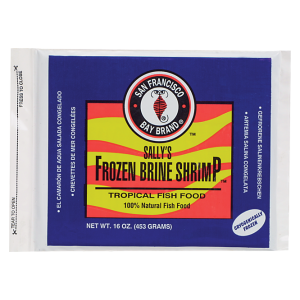 Nutritious 32 oz Brine Shrimp Flat Pack from San Francisco Bay Brand - Perfect frozen food for fresh & salty fish friends!