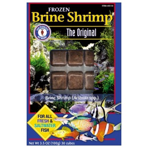 Brine Shrimp cubes by San Francisco Bay Brand