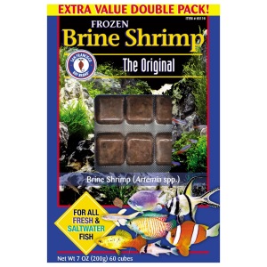 Delicious 200g Brine Shrimp cubes by San Francisco Bay Brand