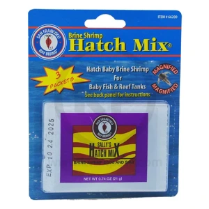 Hatch Mix Dry Food 0.74 oz by San Francisco Bay Brand - Tasty treats for both freshwater & salty tank friends!