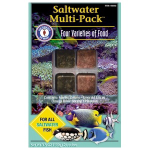 San Francisco Bay Brand Saltwater Multi-Pack cubes (100g) – Fresh & salty frozen delights for your marine marvels!