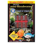 Mini Bloodworms from San Francisco Bay Brand (50g) - Nutritional frozen fish treats for fresh and salty aquariums!