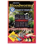 San Francisco Bay Brand Bloodworm cubes (50g) - a tasty treat for your freshwater fish! Dive into delicious frozen food fun!