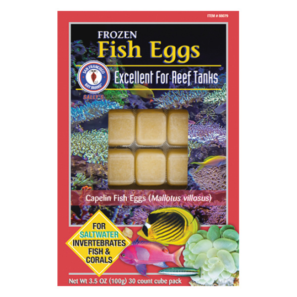 San Francisco Bay Brand Fish Eggs 100g – Nutritious frozen food for fresh and salty aquariums