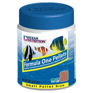 Formula One Marine Small Pellets 100g by Ocean Nutrition - premium dry food for happy saltwater fish aquariums!