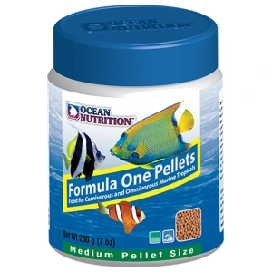 Ocean Nutrition Formula One Marine Pellets 200g - Fresh & Salty fish food for a healthy marine aquarium diet!