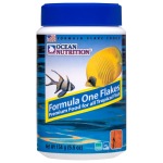 Formula One Flake Food 5.5 oz by Ocean Nutrition – premium dry food for fresh and salty aquatic friends in your aquarium!