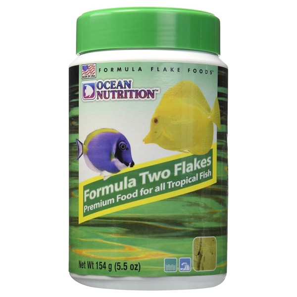 Ocean Nutrition Formula Two Flake Food 5.5 oz – a tasty treat for fresh & salty aquariums