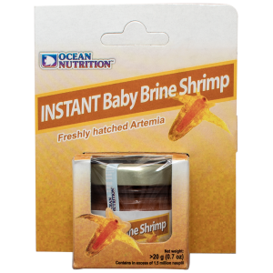 Ocean Nutrition Instant Baby Brine Shrimp 0.7 oz – Tiny tasty treats for fresh & salty fish