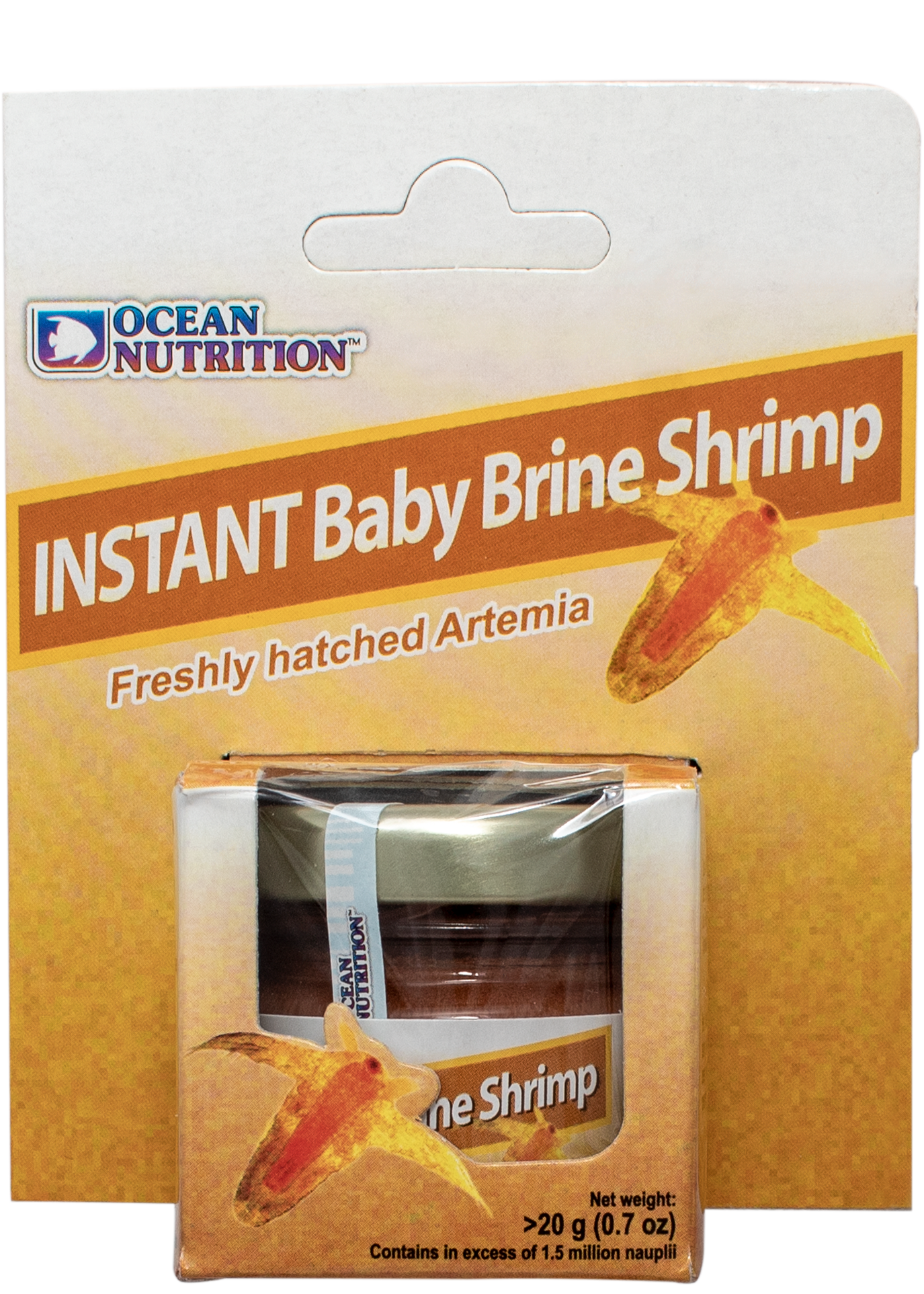 ON - Instant Baby Brine Shrimp - 0.7 oz. - Refrigerate after opening - good for 6 weeks after opening