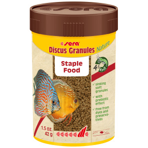 Sera Discus Granules 100ml - Tasty tropical fish food for your freshwater finned friends! Ideal for a vibrant aquarium!