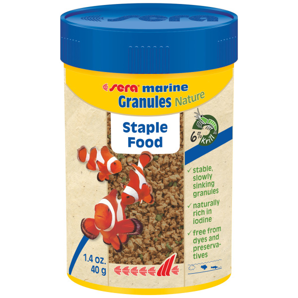 Sera Marine Granules Nature 100ml - Nutritious fish food for fresh and salty aquariums