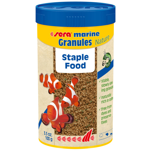 Sera Marine Granules 250ml - Premium saltwater fish food for healthy