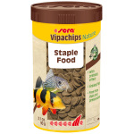 Sera Vipachips Nature 250 ml: Nutritious freshwater feeder flakes for happy