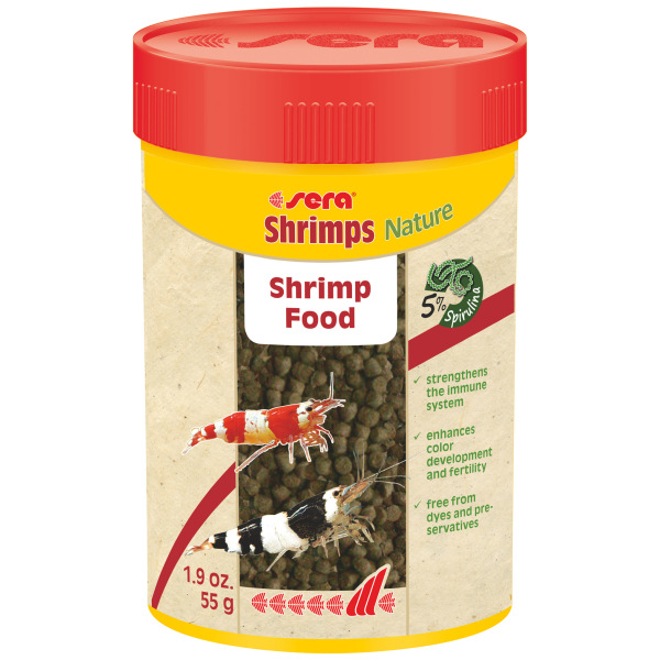 Sera Shrimps Nature 100 ml - Tasty Treat for Freshwater Friends Sera Shrimps Nature 100 ml - Premium shrimp food for fresh and salty aquariums; high-quality feed for happy critters!