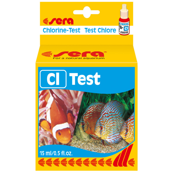 Sera Cl-Test 0.5 fl.oz. - Dive Deep into Aquarium Water Quality! Sera Cl-Test 0.5 fl.oz. for fresh and salty aquariums – your water quality buddy for happy