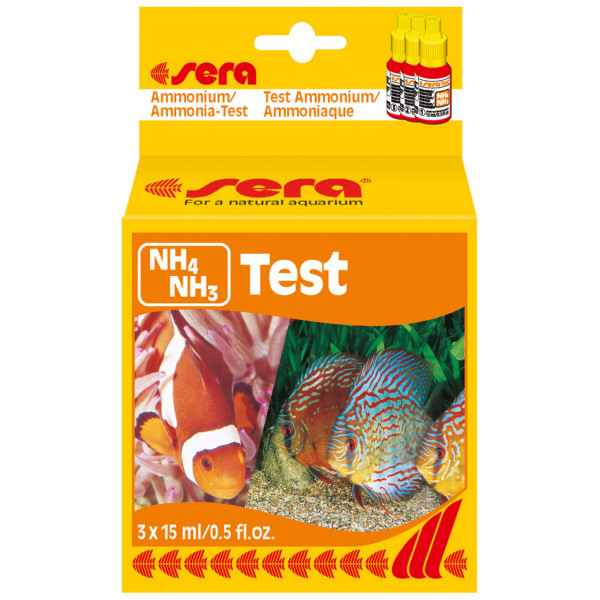 Sera NH4/NH3-Test Kit 0.5 fl.oz. for fresh and salty aquariums—your go-to for water quality checks!