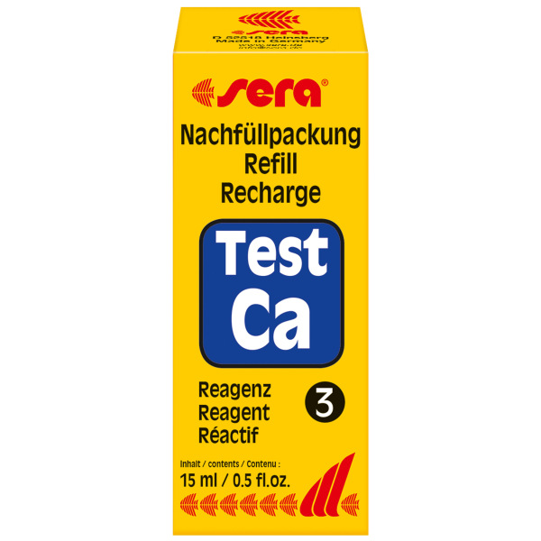 Sera Calcium Reagent 3 - 0.5 fl. oz. for Fresh & Salty Aquariums Sera Calcium Test Kit 0.5 fl. oz.: Perfect for fresh & salty aquatic life! Dive into accurate readings today!