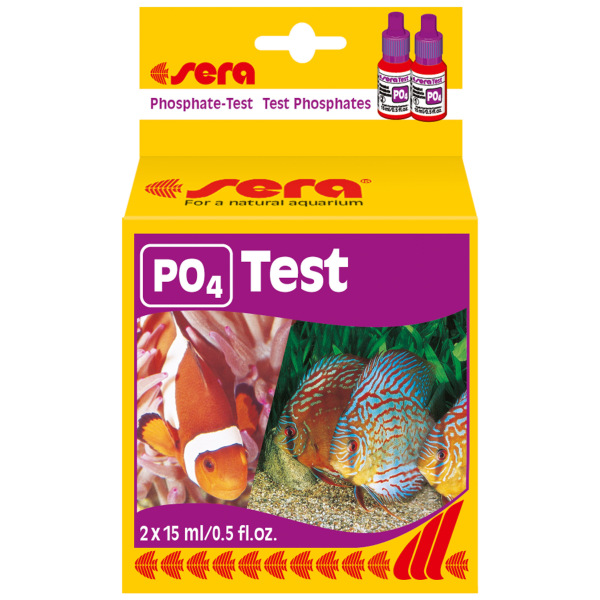 Sera PO4-Test 0.5oz - Fresh & Salty Phosphate Testing Kit Sera PO4-Test 0.5 fl.oz.: Keep your aquarium fresh and healthy with this phosphate test kit for precise water quality!