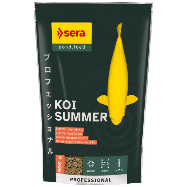 Koi Professional Summer Food 1.1 lb by Sera - Tasty and nutritious feed for your happy freshwater koi!