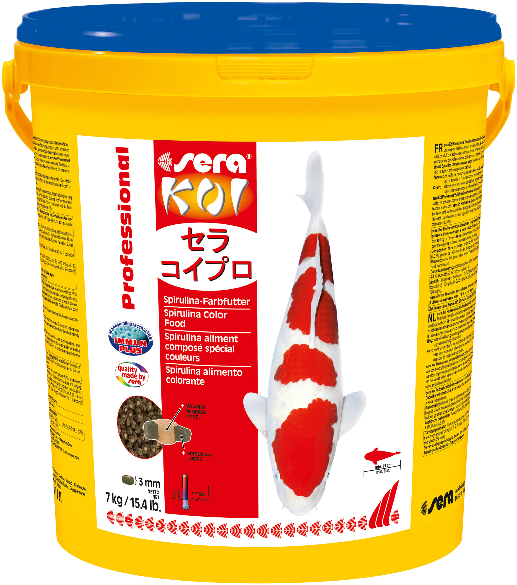 Color-Enhancing Koi Spirulina Food - 21,000 ml | Food & Feeders - Hetero Supplements In Koi Food