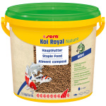 Sera Koi Royal Nature Mini 3.8L - Nourish your koi with this fresh aquatic delight! Perfect for healthy feeding fun!