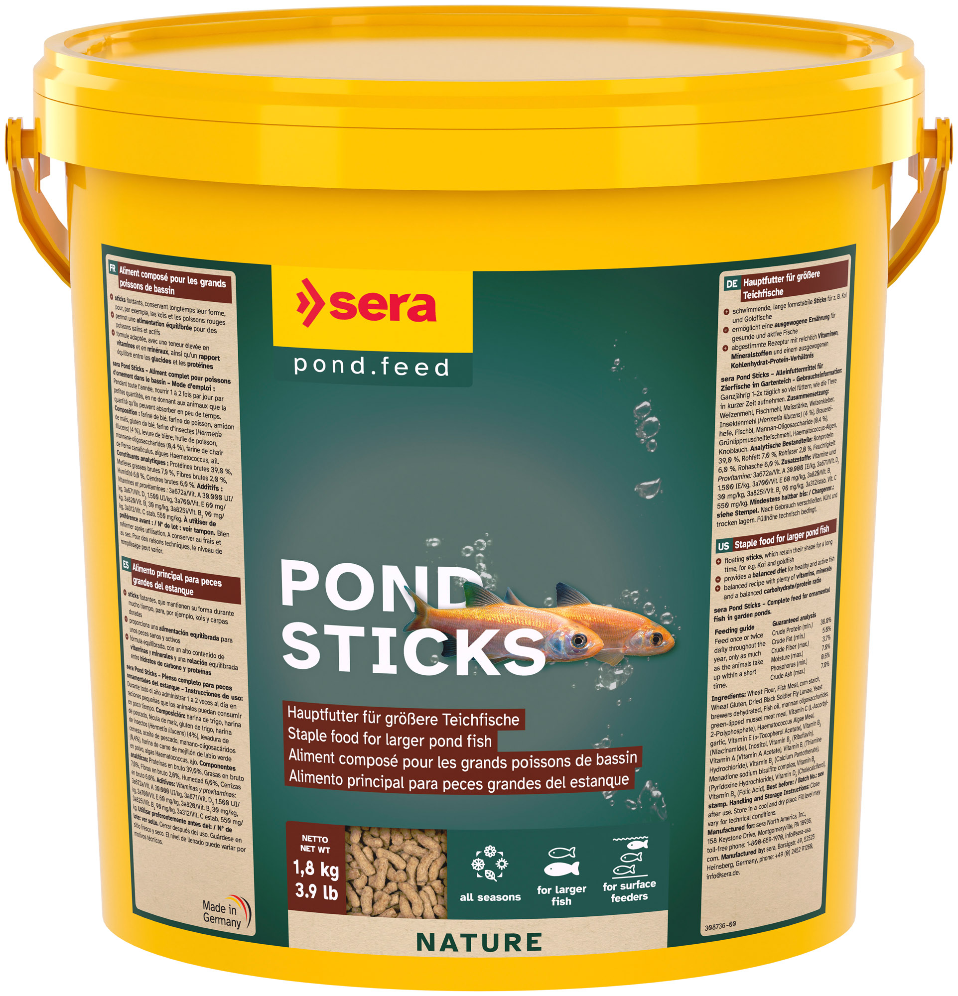 Sera - Pond Granulate - 3.3 lbs.