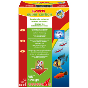 Sera Super Carbon 8.8 oz – High-quality filter media for fresh & salty aquariums