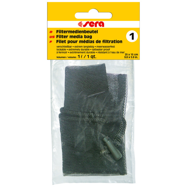 Sera filter media bag for freshwater aquariums