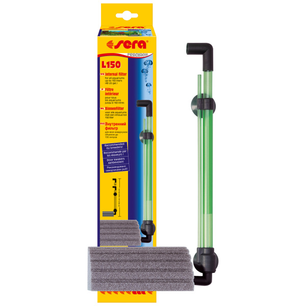 Sera Internal Filter L 150 - Your reliable partner for crystal-clear freshwater & salty setups! Perfect filtration for happy aquatic life.